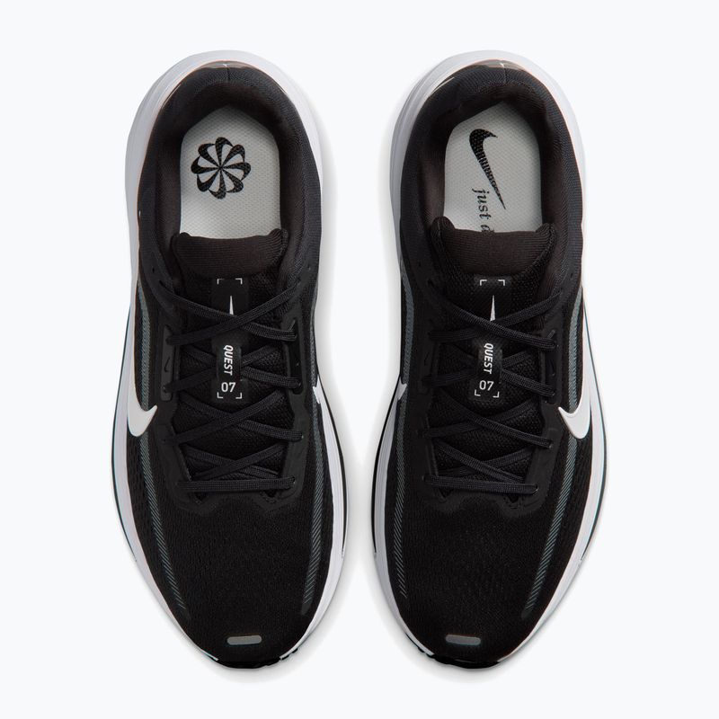 Men's running shoes Nike Quest 7 black/anthracite/white 5