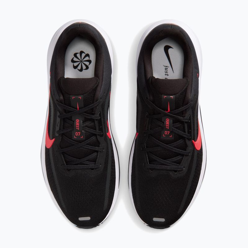 Men's running shoes Nike Quest 7 black/white/anthracite/red orbit 5