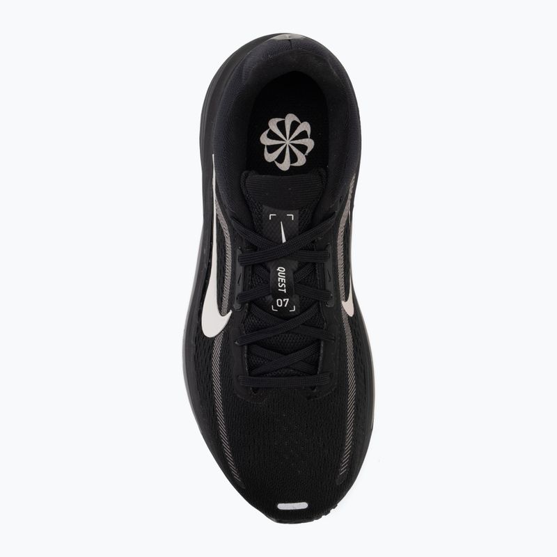 Women's running shoes Nike Quest 7 black/taupe haze/silt red 5