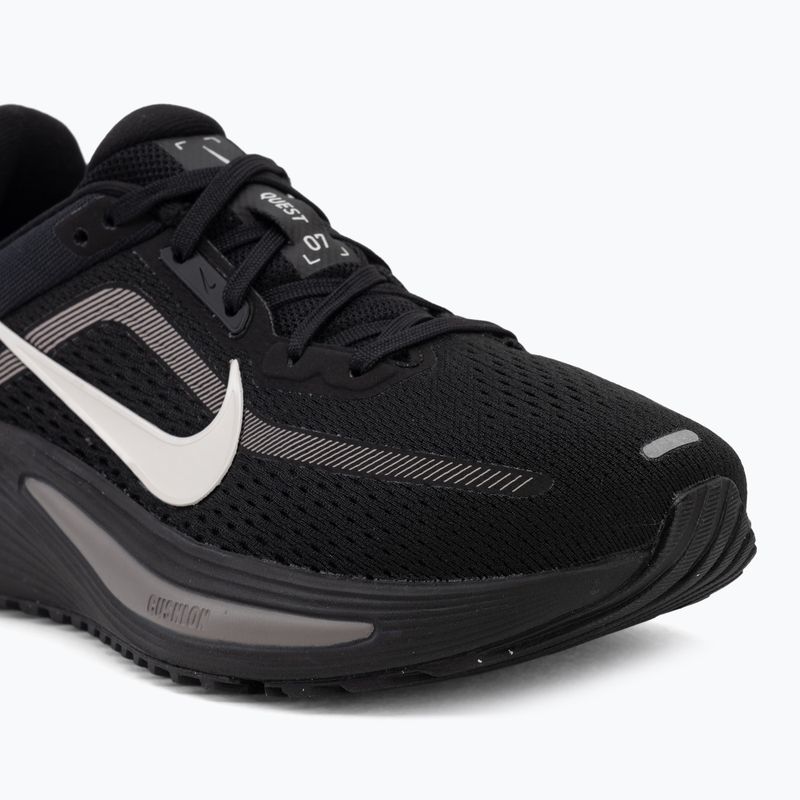 Women's running shoes Nike Quest 7 black/taupe haze/silt red 7