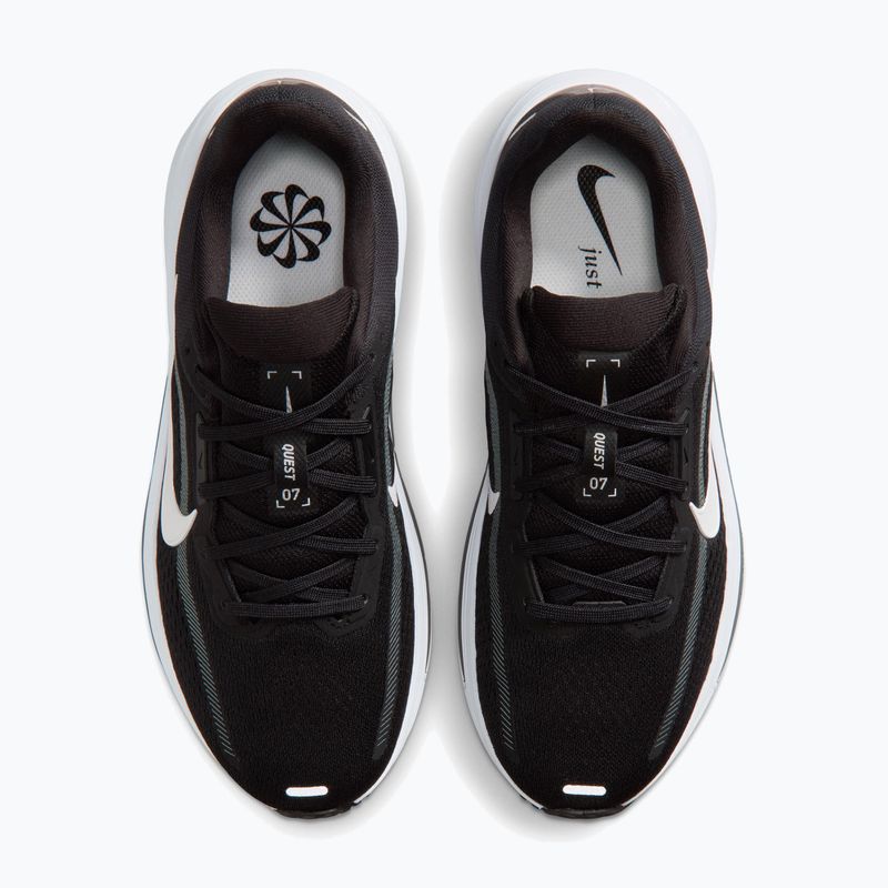 Women's running shoes Nike Quest 7 black/anthracite/white 5
