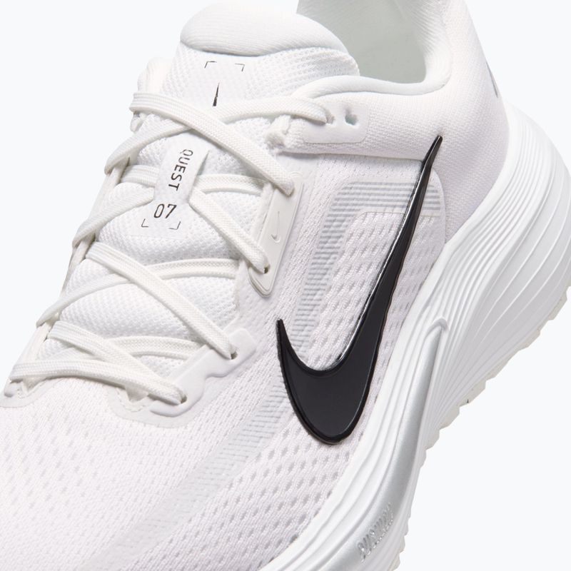 Women's running shoes Nike Quest 7 summit white/white/metallic silver/black 7