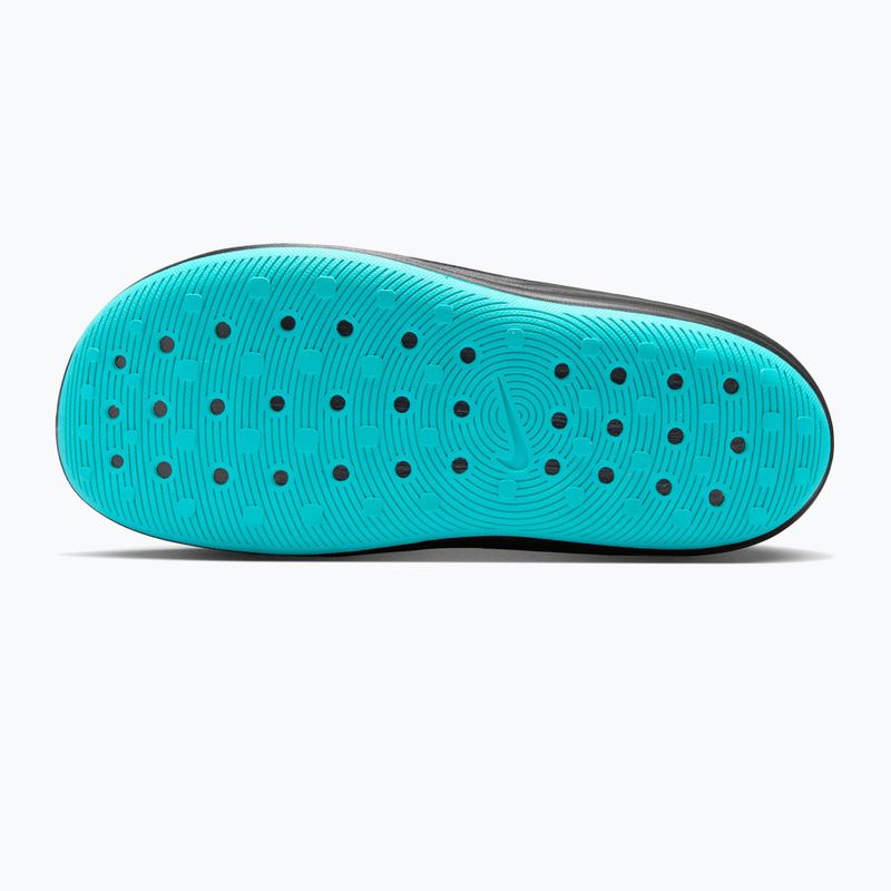 Men's slides Nike ReactX Rejuven8 black/gamma blue/metallic silver 3