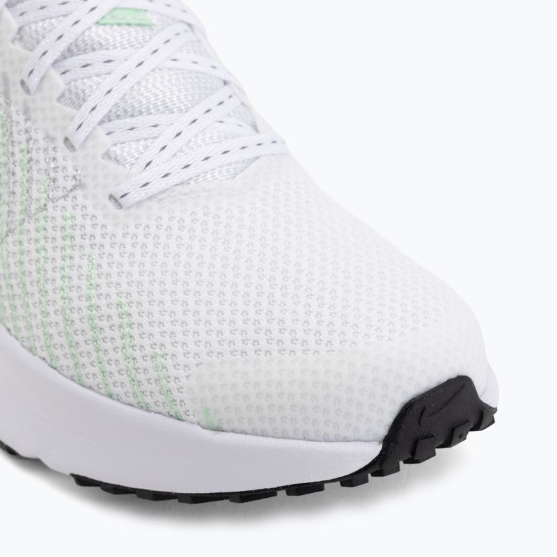 Women's running shoes Nike Run Defy white/cucumber calm/black/illusion green 7
