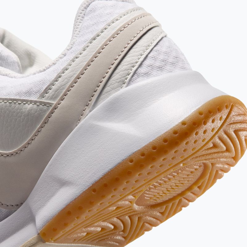 Women's tennis shoes Nike Court Lite 4 White/Summit White/Linen/Light Orewood Brown 8