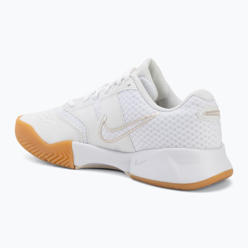 Women's tennis shoes Nike Court Lite 4 White/Summit White/Linen/Light Orewood Brown 3