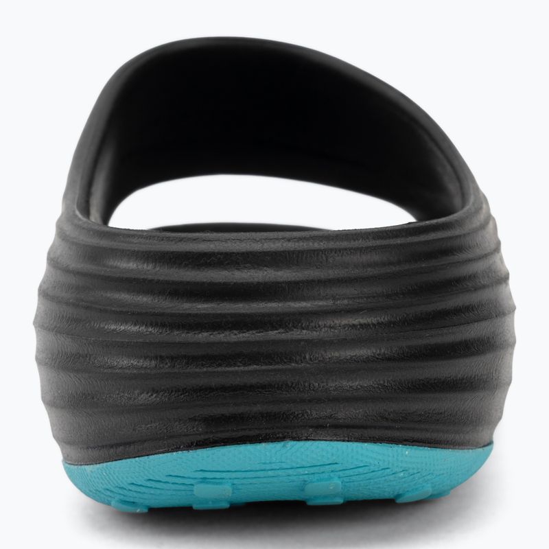 Men's slides Nike ReactX Rejuven8 black/gamma blue/metallic silver 6
