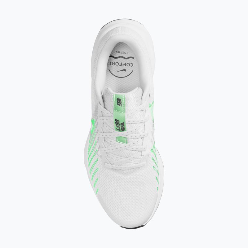 Women's running shoes Nike Run Defy white/cucumber calm/black/illusion green 4