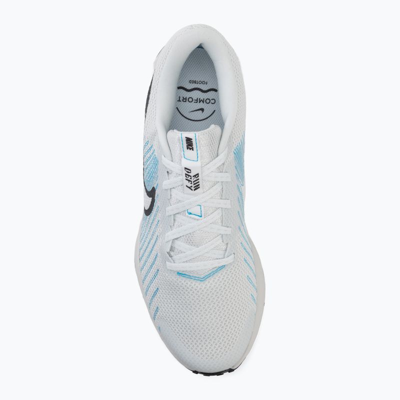 Men's running shoes Nike Run Defy Off White/Vast Grey/Black/Anthracite 5