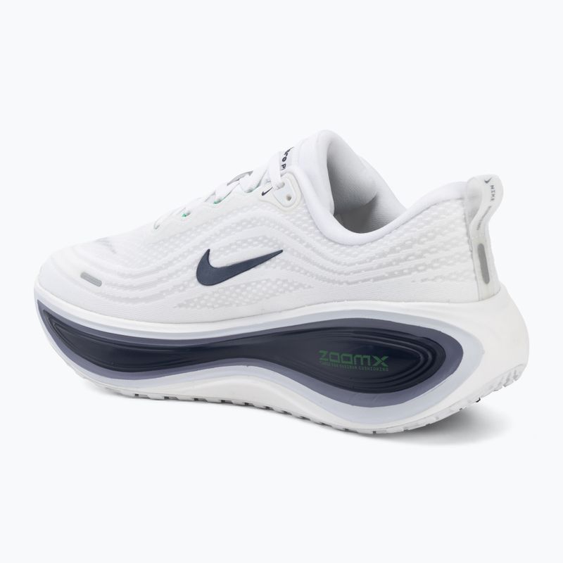 Men's running shoes Nike Vomero Plus white/green spark/midnight navy 3