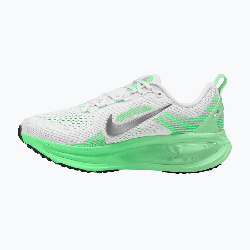 Women's running shoes Nike Vomero 18 white/illusion green/metallic silver 2