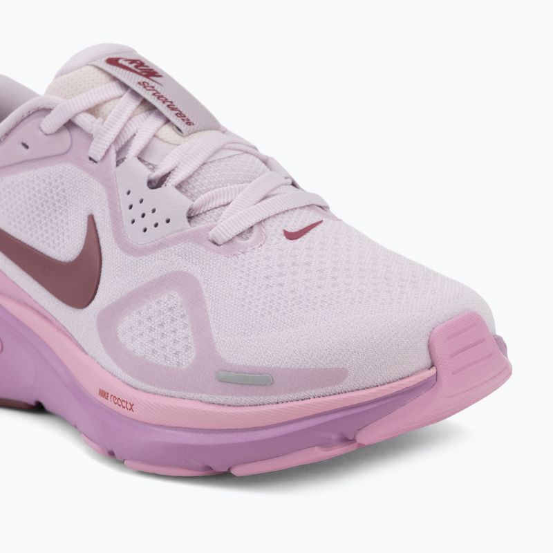 Women's running shoes Nike Structure 26 bleached lilac/pink rise/pink smoke 7