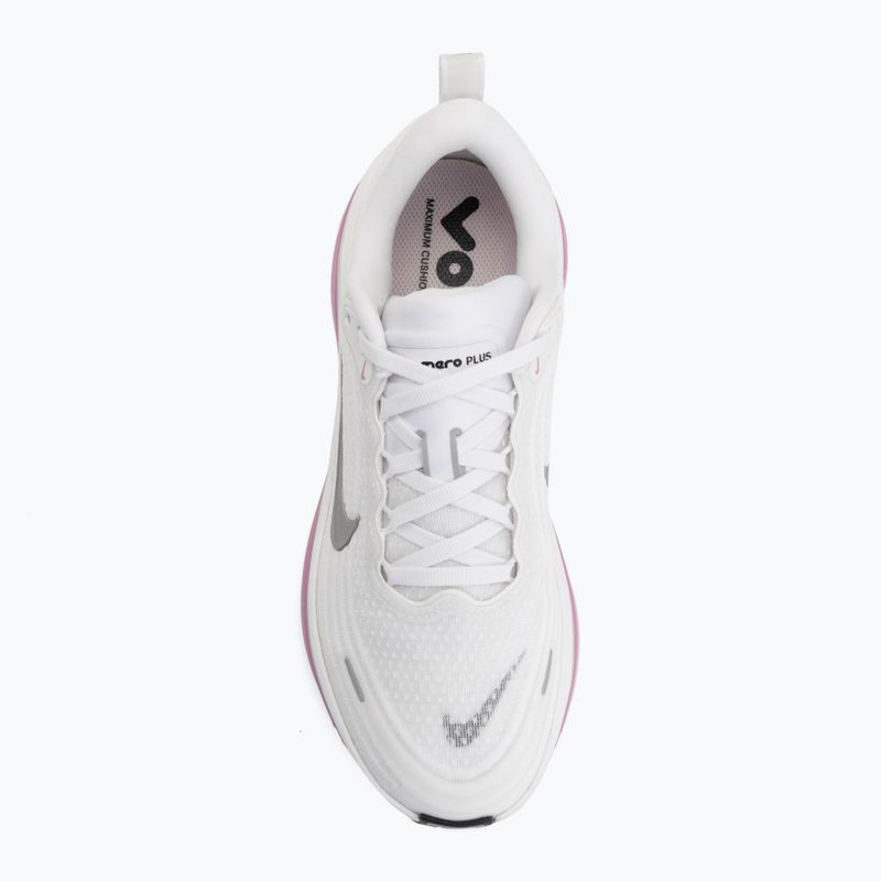 Women's running shoes Nike Vomero Plus white/bleached lilac/metallic silver 5