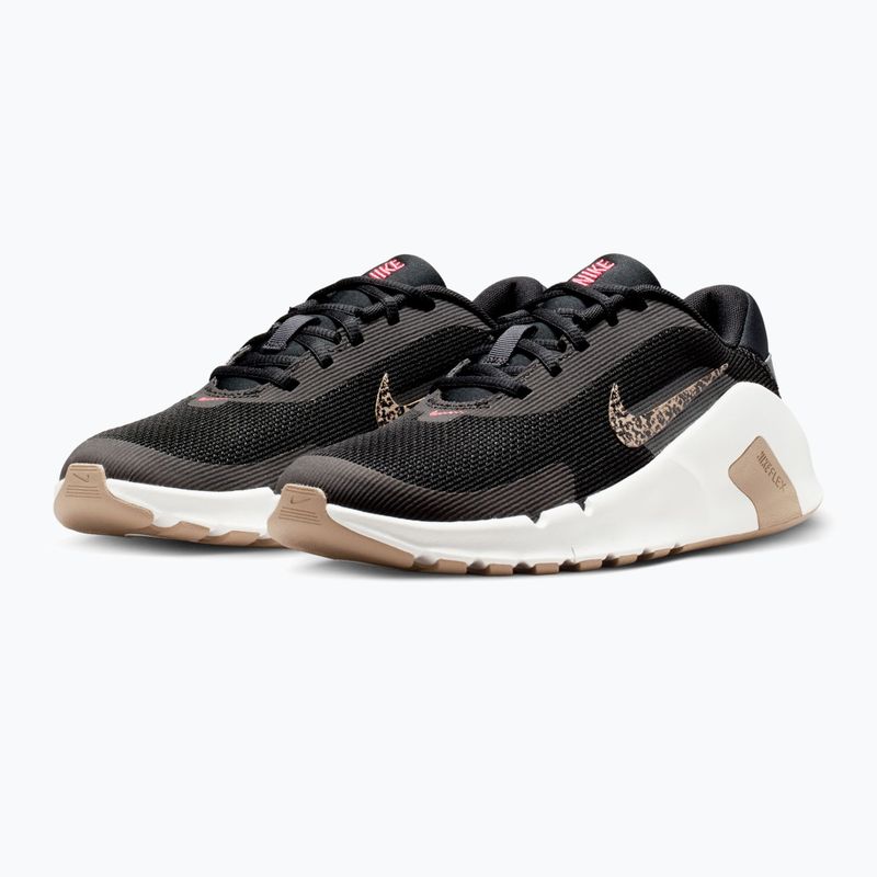Women's training shoes Nike Flex Train Print black/iron grey/sail/multi color 3