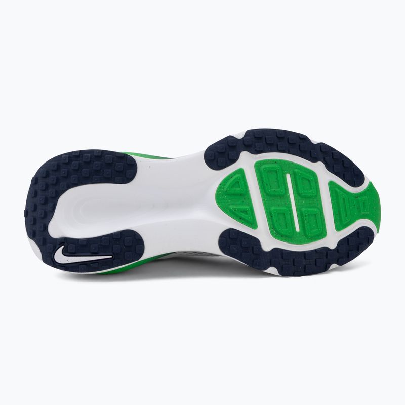 Men's running shoes Nike Vomero 18 white/green spark/midnight navy 4