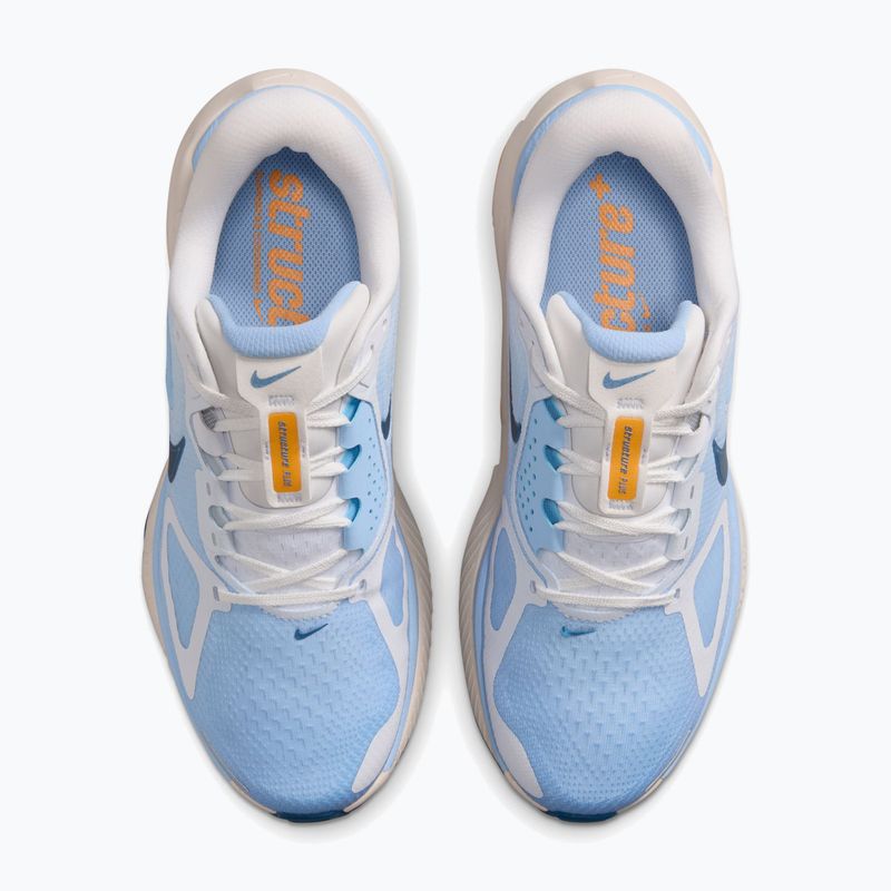 Women's running shoes Nike Structure Plus white/aluminum/sundial/mystic navy 5