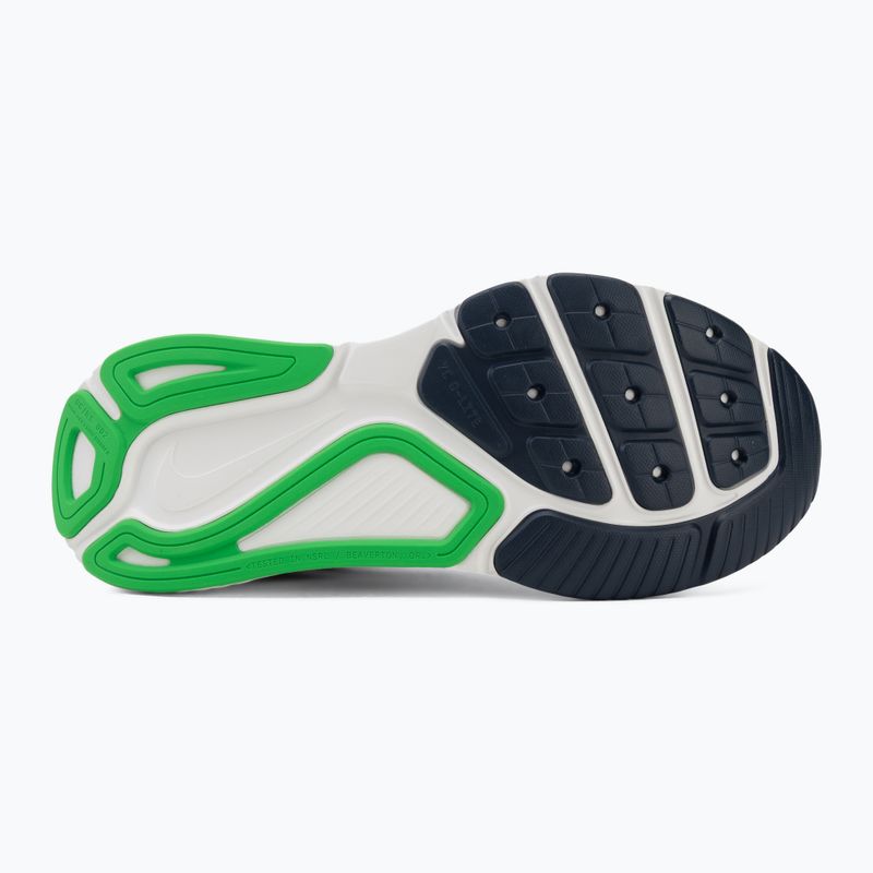 Men's running shoes Nike Structure 26 white/green spark/midnight navy 4