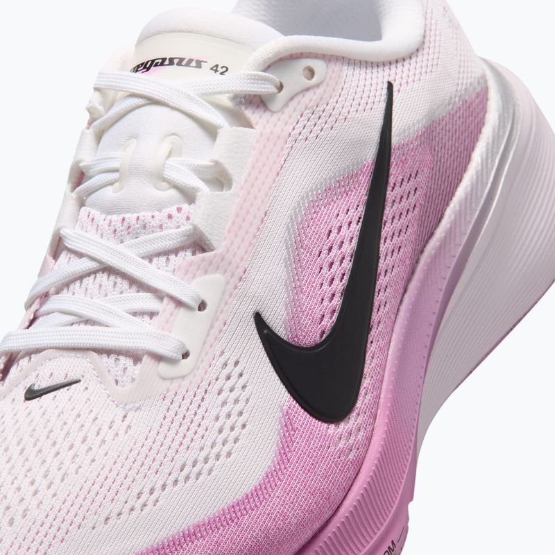 Women's running shoes Nike Pegasus 42 white/light magenta/bleached lilac/black 7