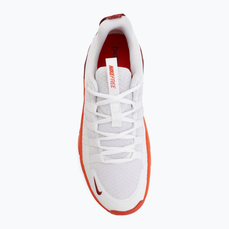 Men's training shoes Nike Free Metcon 7 white/picante red/tough red/white 5