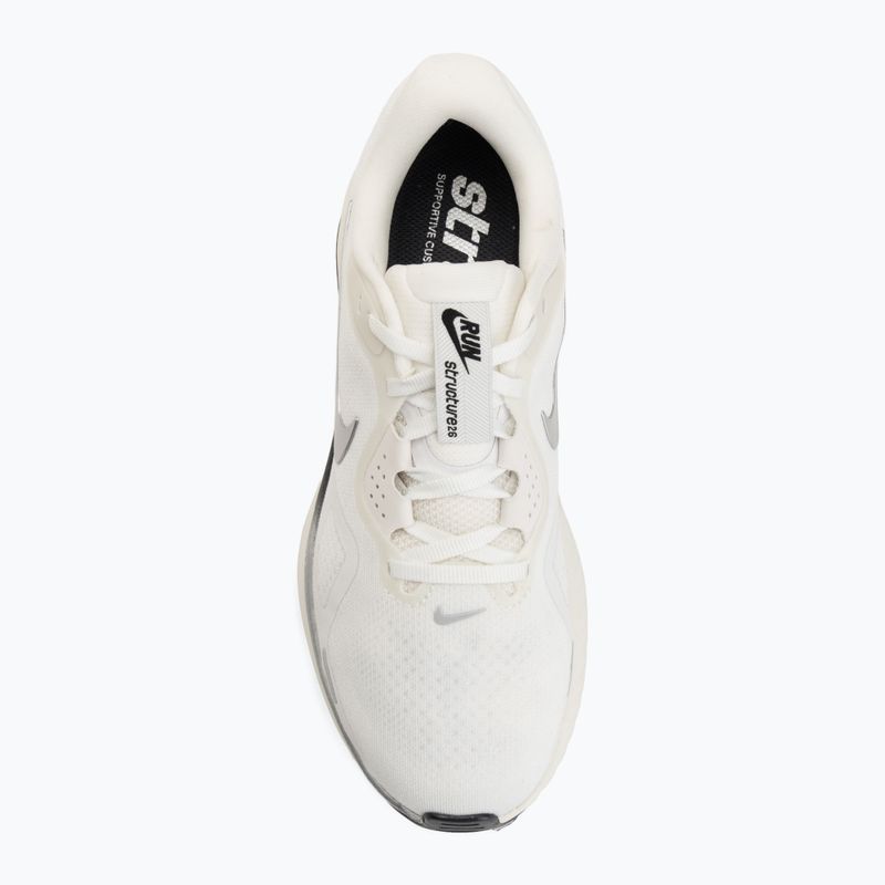Women's running shoes Nike Structure 26 summit white/anthracite/metallic silver 5