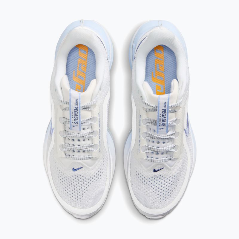 Women's running shoes Nike Pegasus Premium white/aluminum/sundial/mystic navy 5
