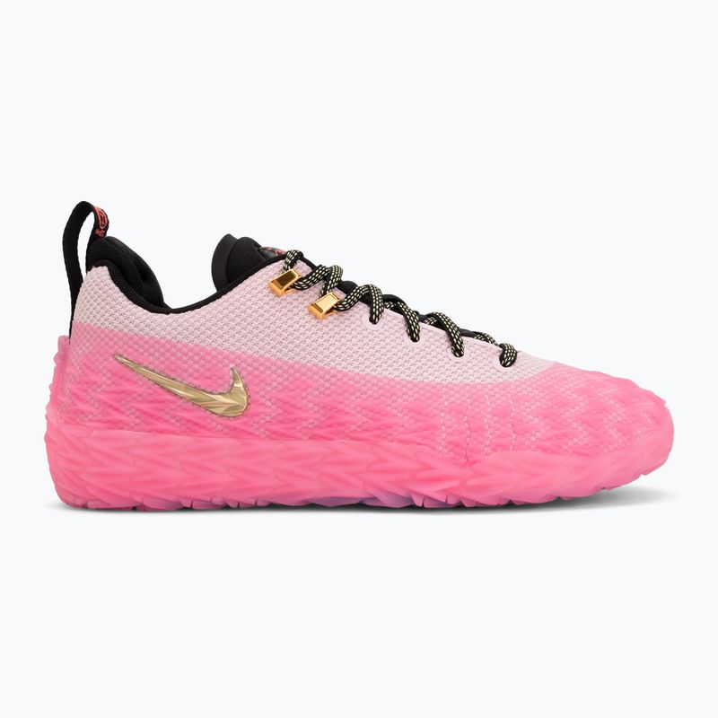 Men's basketball shoes Nike S.T. Charge pink foam/pink spell/soft yellow 2
