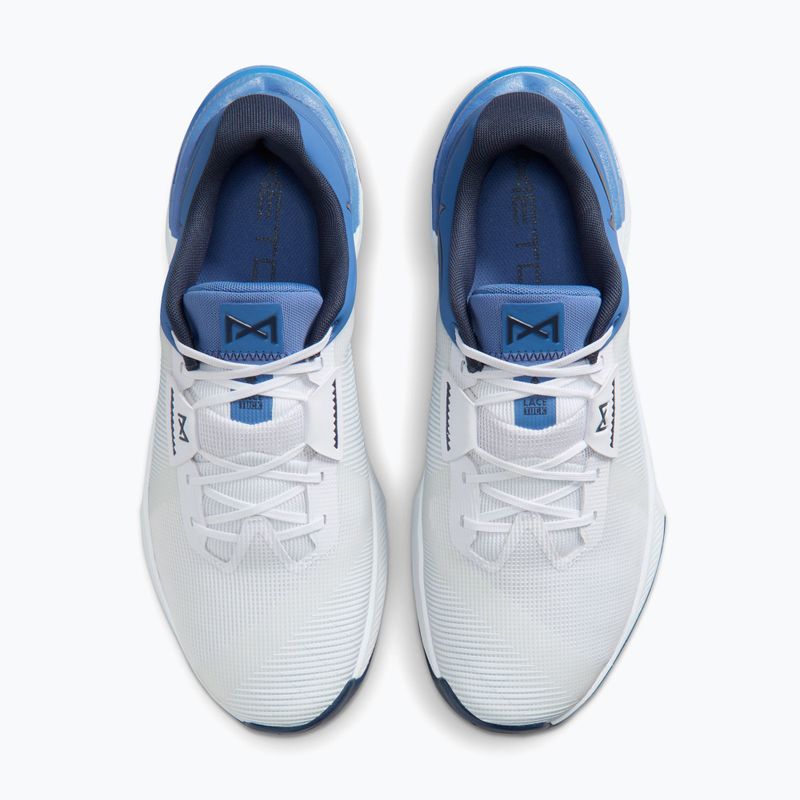 Men's training shoes Nike Metcon 10 white/indigo storm/volt/thunder blue 4