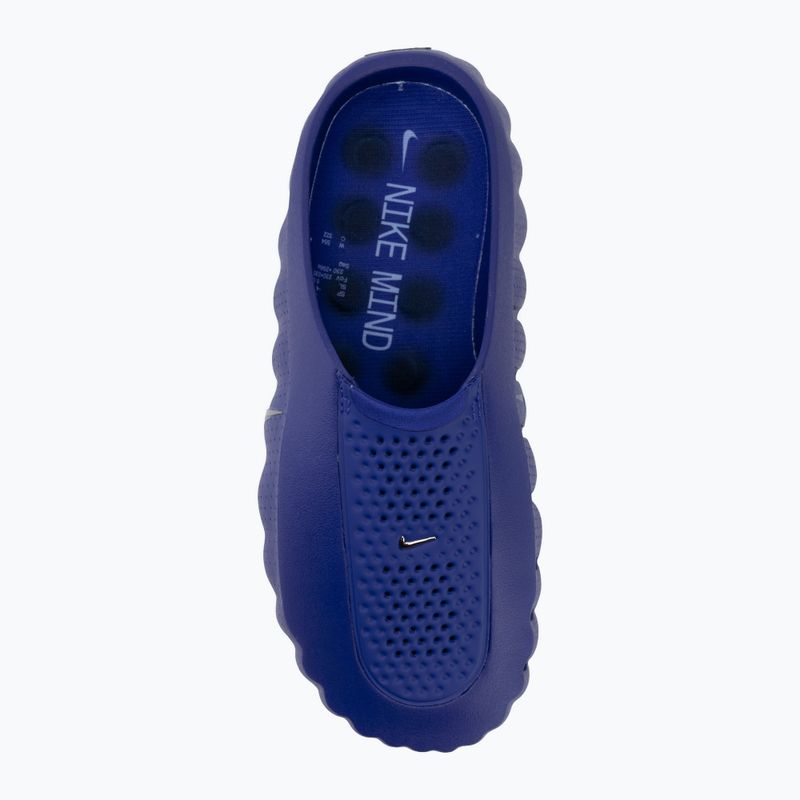 Women's slides Nike Mind 001 old royal/midnight navy/metallic silver 5