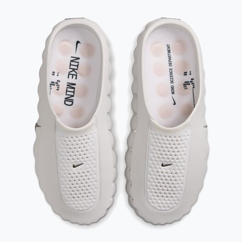 Women's slides Nike Mind 001 summit white/phantom/metallic silver 4