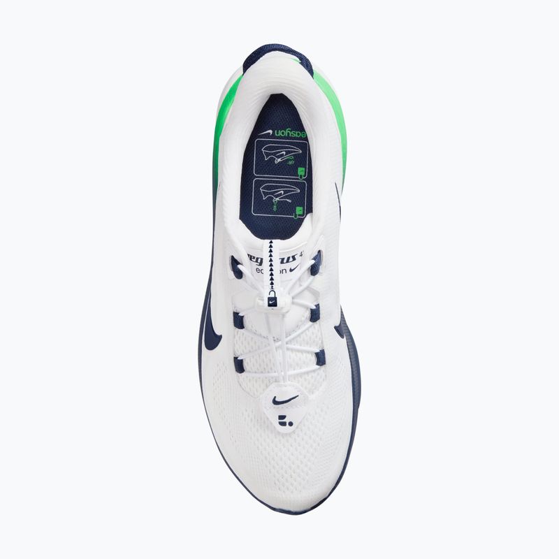Men's running shoes Nike Pegasus 42 EasyOn white/green spark/midnight navy 4