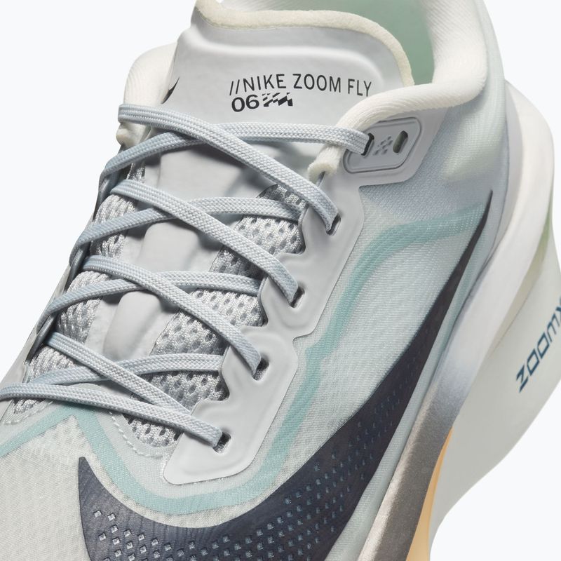 Men's running shoes Nike Zoom Fly 6 pure platinum/grey fog/dark obsidian 7