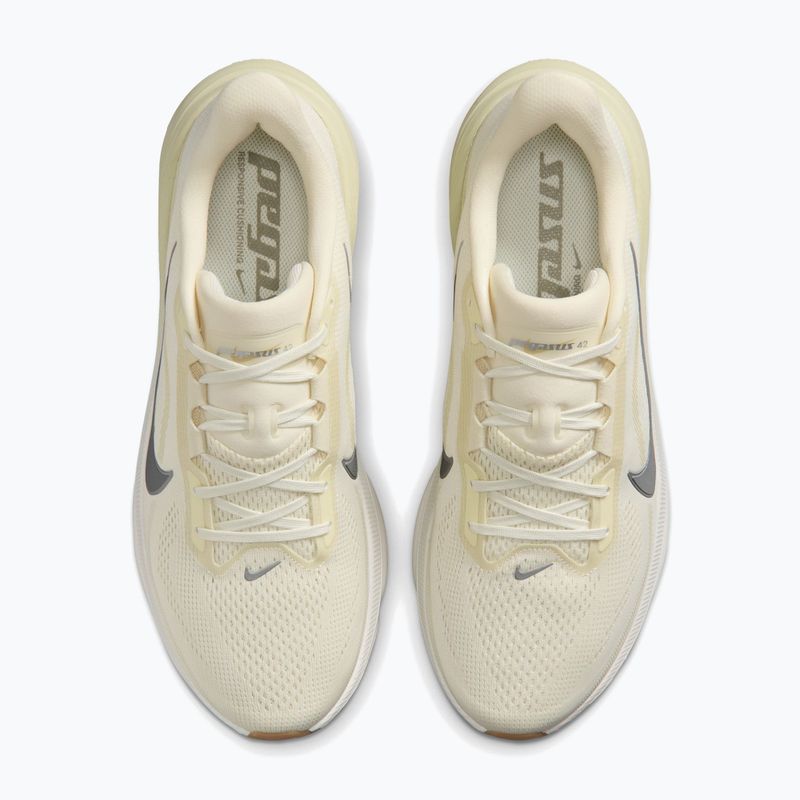 Men's running shoes Nike Pegasus 42 coconut milk/light khaki/metallic silver 4
