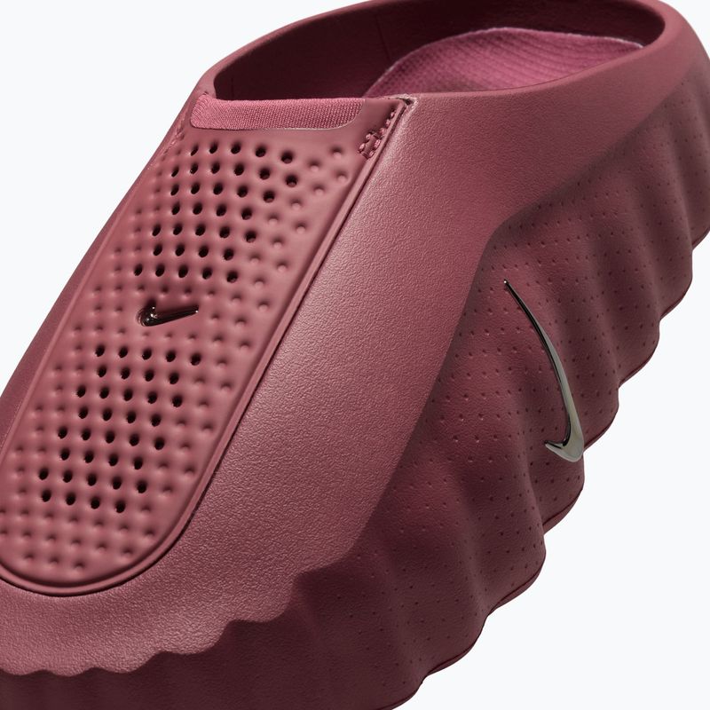 Women's slides Nike Mind 001 Pink smoke/mystic dates/metallic silver 5