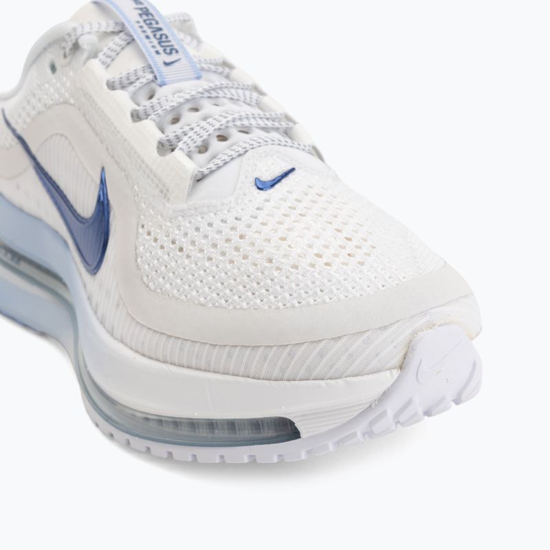 Women's running shoes Nike Pegasus Premium white/aluminum/sundial/mystic navy 7