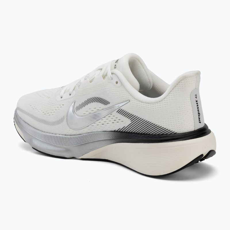 Women's running shoes Nike Pegasus 42 summit white/sail/black/metallic silver 3