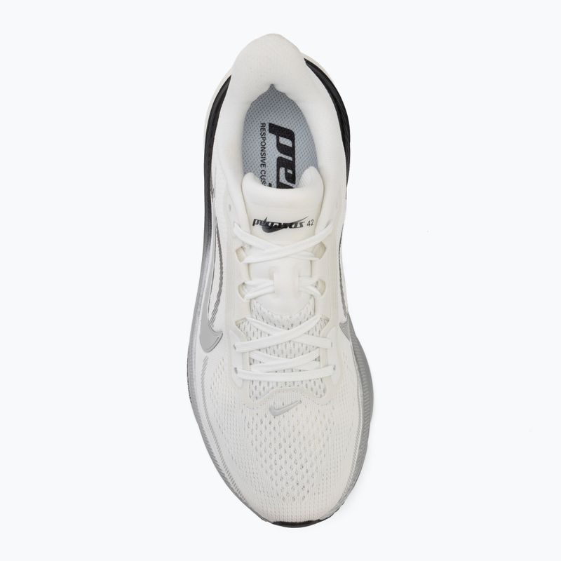 Women's running shoes Nike Pegasus 42 summit white/sail/black/metallic silver 5