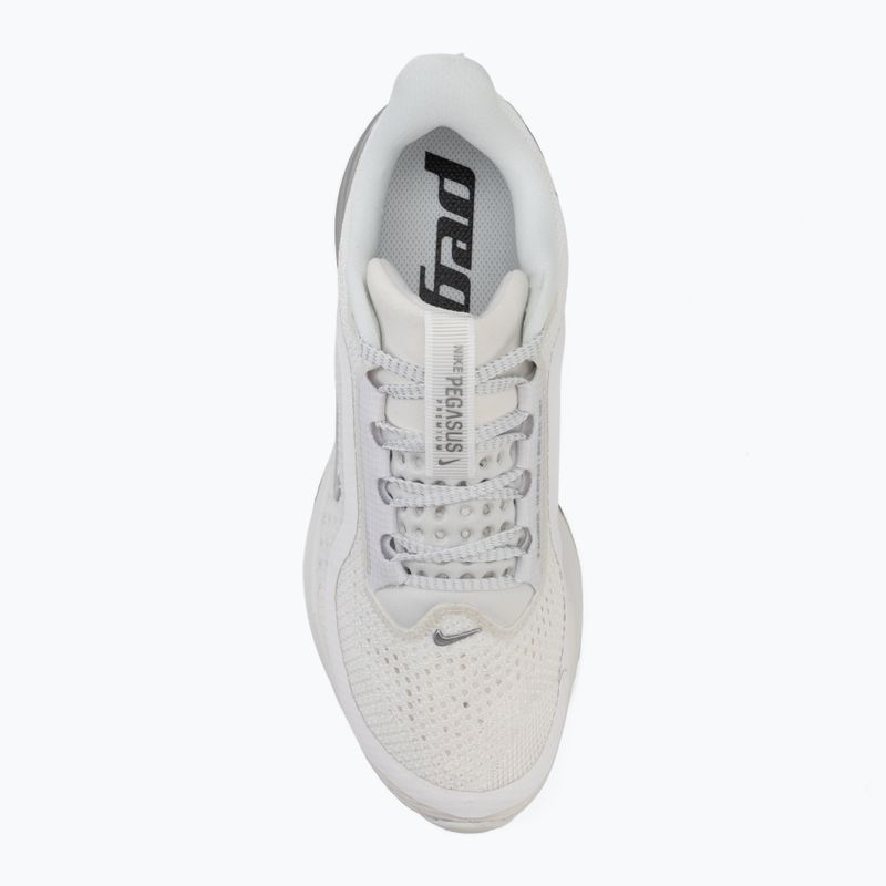 Women's running shoes Nike Pegasus Premium summit white/grey fog/metallic silver 5