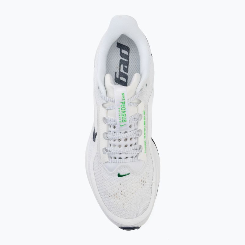 Men's running shoes Nike Pegasus Premium white/midnight navy/green spark 5