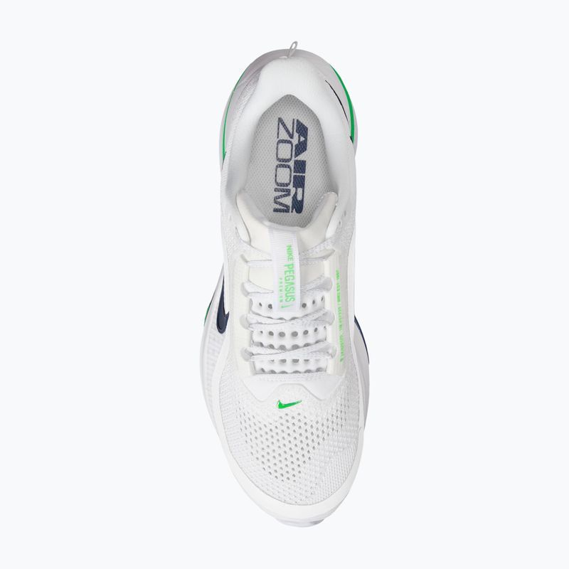 Men's running shoes Nike Pegasus Premium white/midnight navy/green spark 4