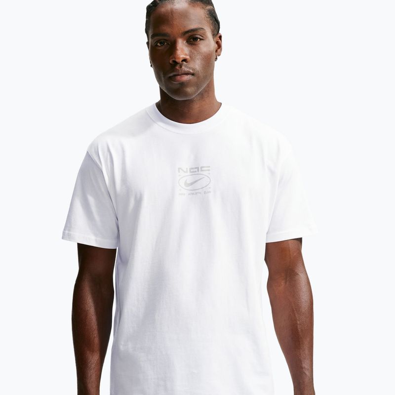 Men's training shirt Nike N.A.C. white/ight smoke grey 3