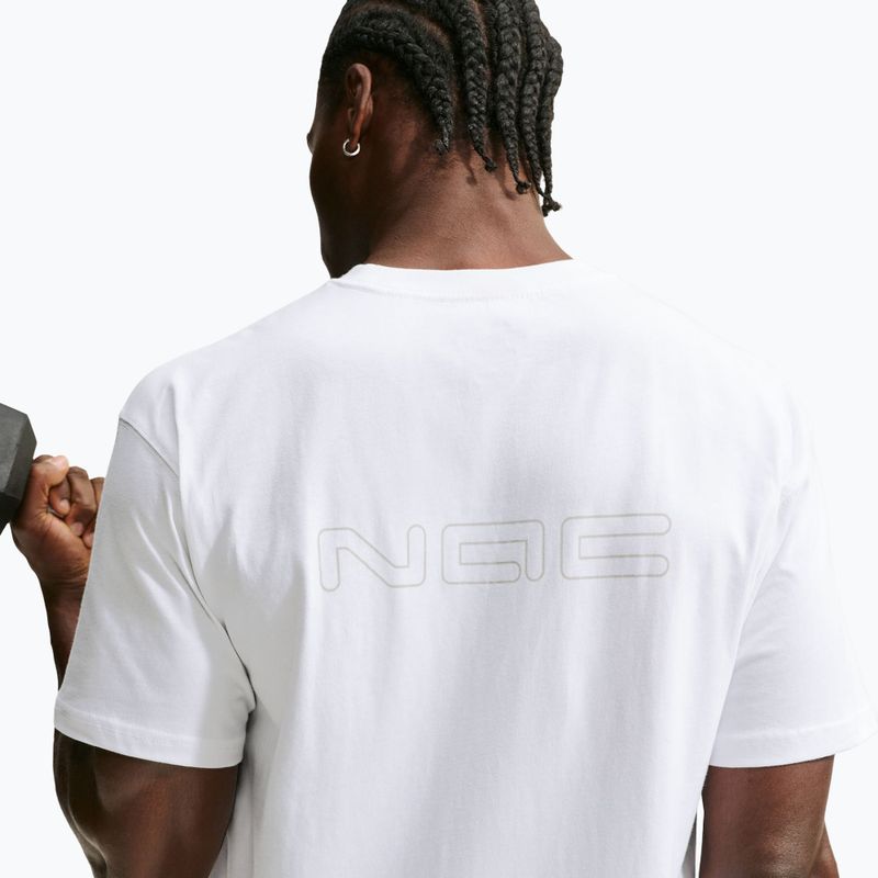 Men's training shirt Nike N.A.C. white/ight smoke grey 4