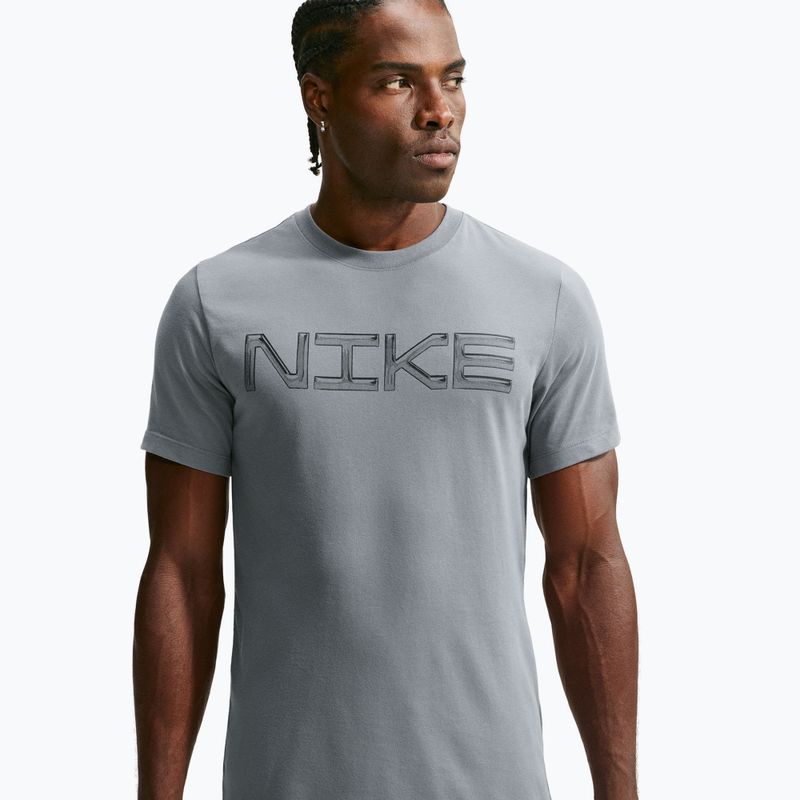 Men's training shirt Nike Dri-FIT Training T-Shirt smoke grey/black 3