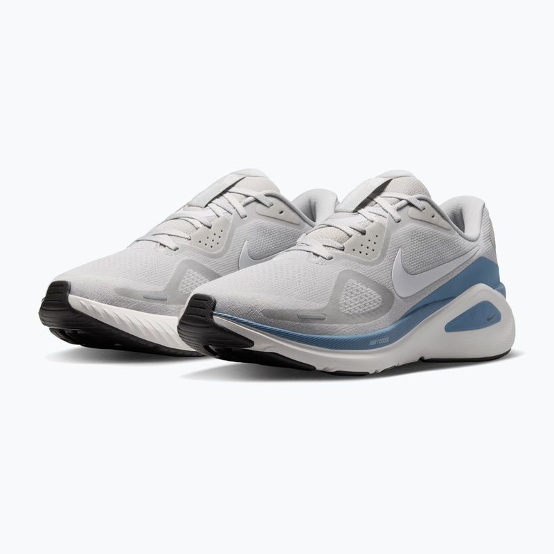 Men's running shoes Nike Structure 26 grey fog/work blue/summit white 3