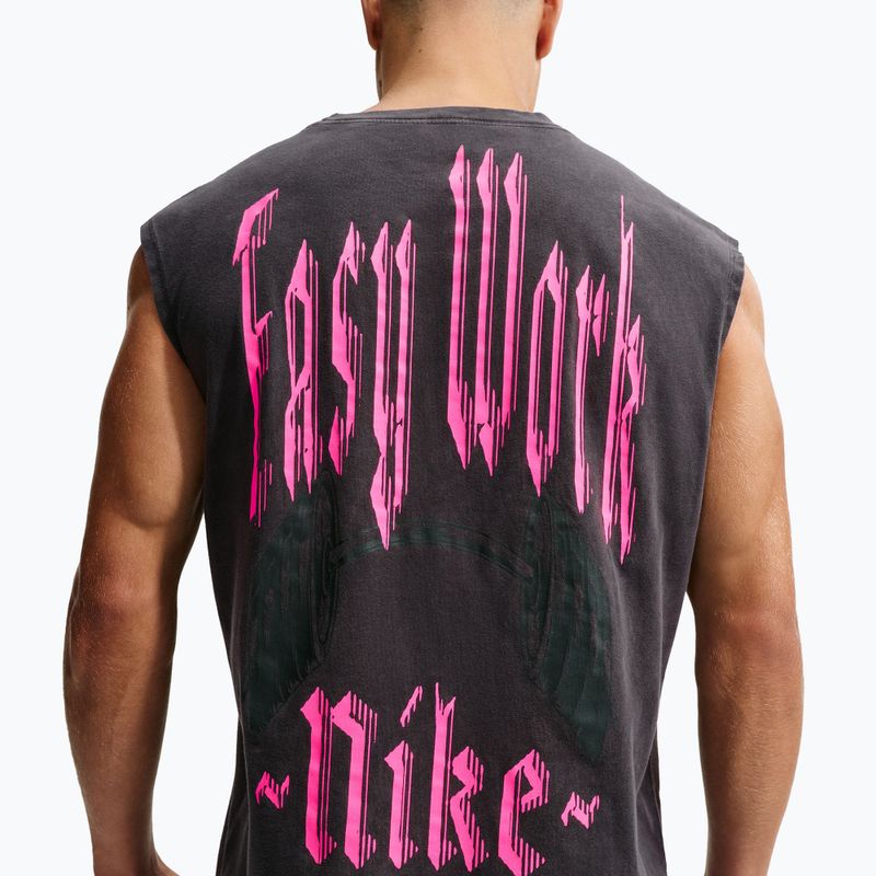 Men's training shirt Nike Sleeveless T-Shirt black/hyper pink 5