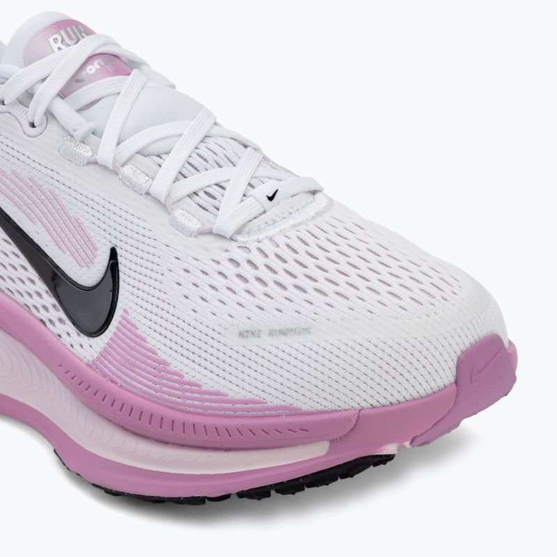 Women's running shoes Nike Vomero 18 white/bleached lilac/light magenta/black 7