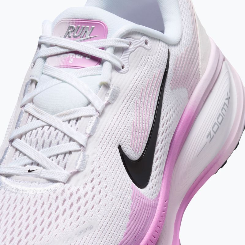 Women's running shoes Nike Vomero 18 white/bleached lilac/light magenta/black 3