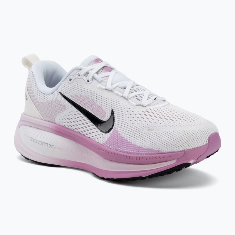 Women's Nike Vomero 18 Wide Running Shoes white/bleached lilac/light magenta/black