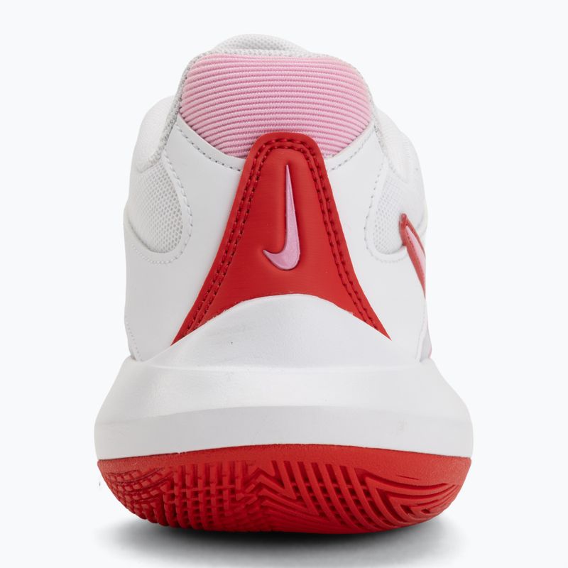 Volleyball shoes Nike Zoom Hyperspeed Court 2 white/pink rise/university red 6