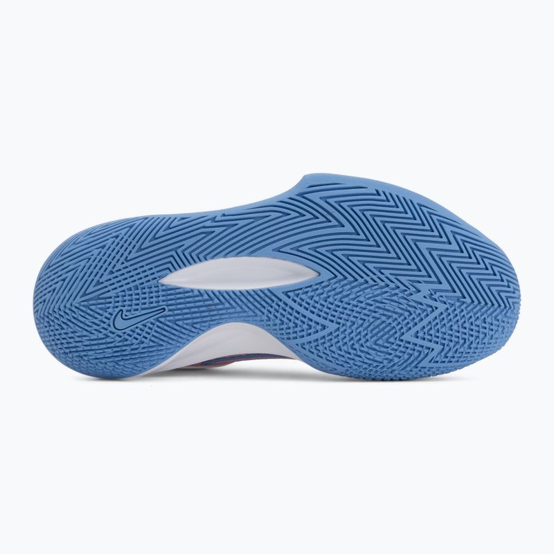 Volleyball shoes Nike Zoom Hyperspeed Court 2 white/pink rise/valor blue 4