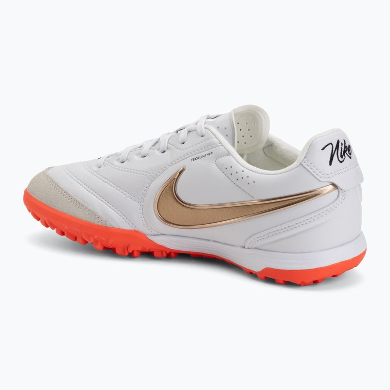 Men's football boots Nike Tiempo Ligera Pro White/Bright Crimson/Blur 3